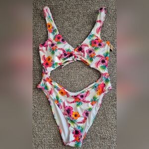 PINK Victoria's Secret Floral One Piece Swimsuit